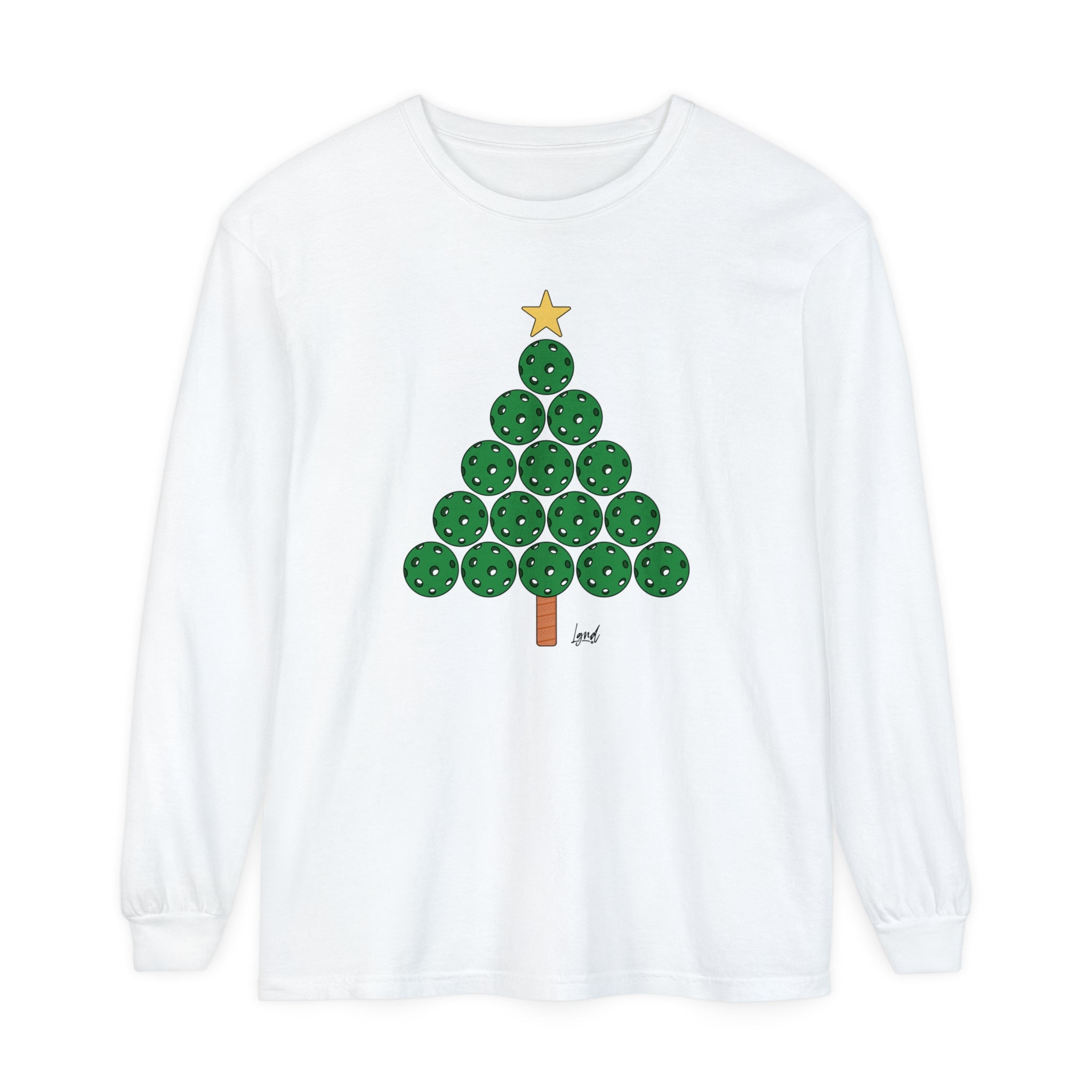 Pickleball Tree Long Sleeve T-Shirt