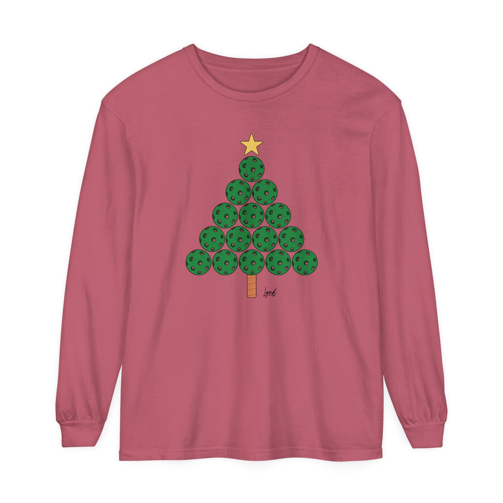 Pickleball Tree Long Sleeve T-Shirt