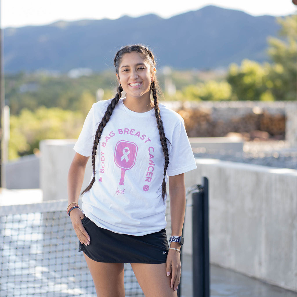 Body Bag Breast Cancer Paddle Tee