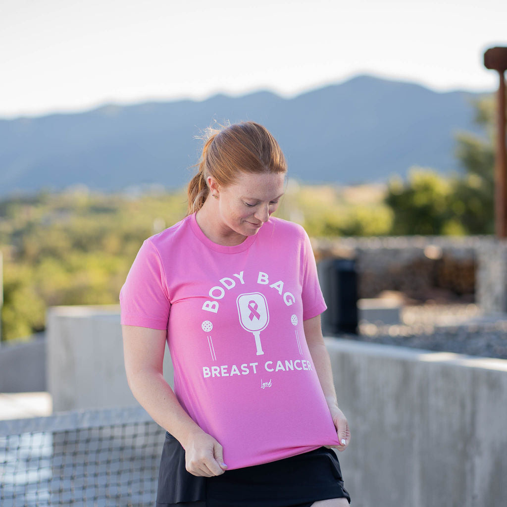 Body Bag Breast Cancer Tee