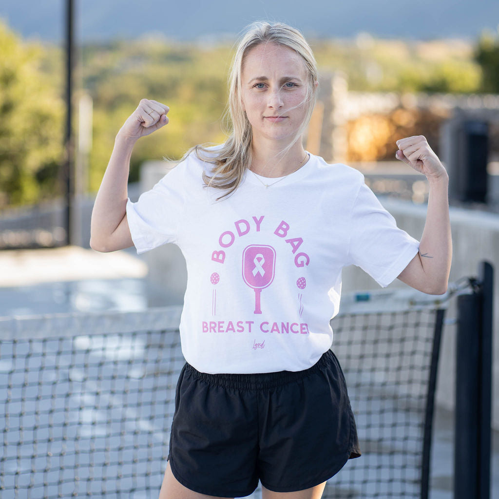 Body Bag Breast Cancer Tee