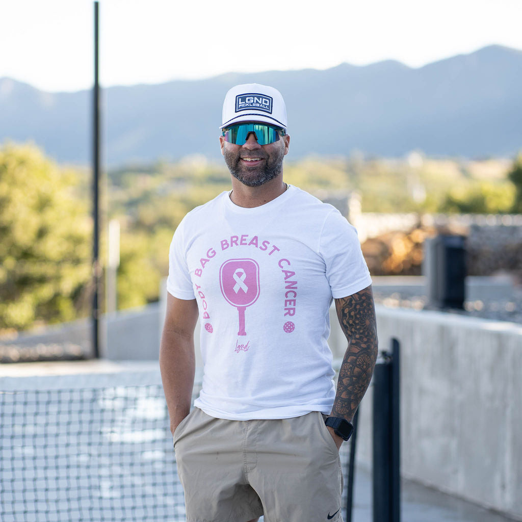 Body Bag Breast Cancer Paddle Tee