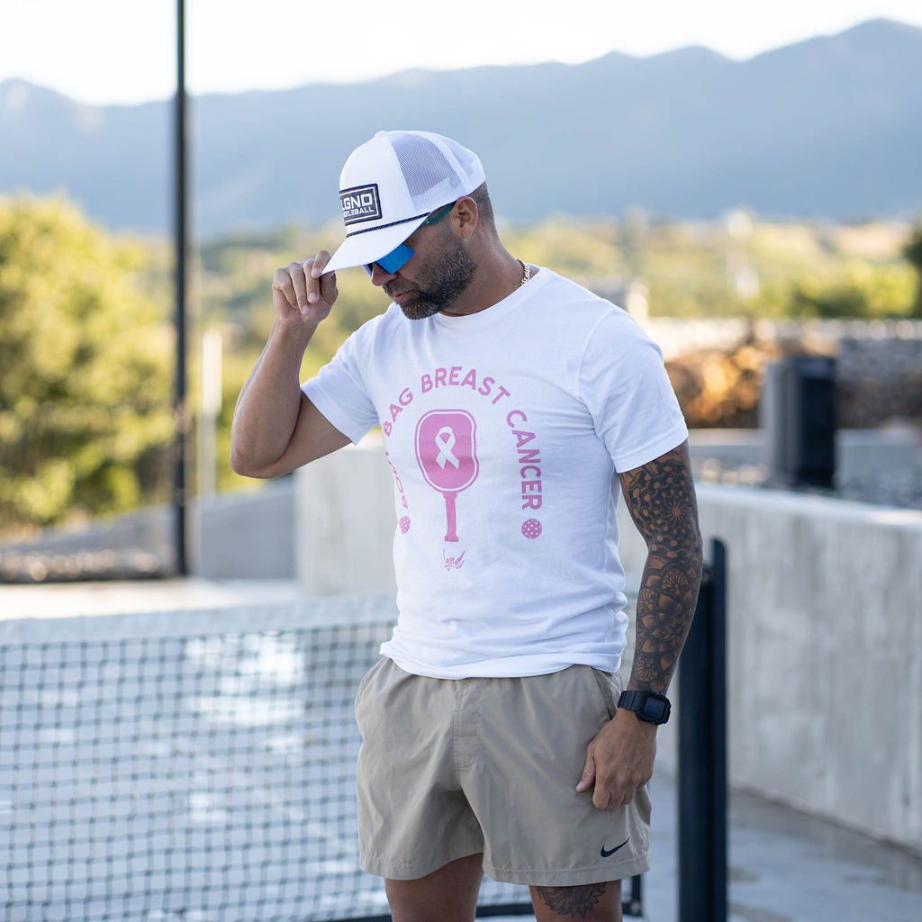 Body Bag Breast Cancer Paddle Tee