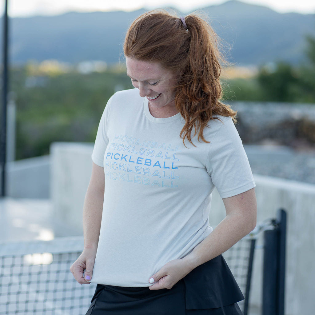 Pickleball Stacked Tee