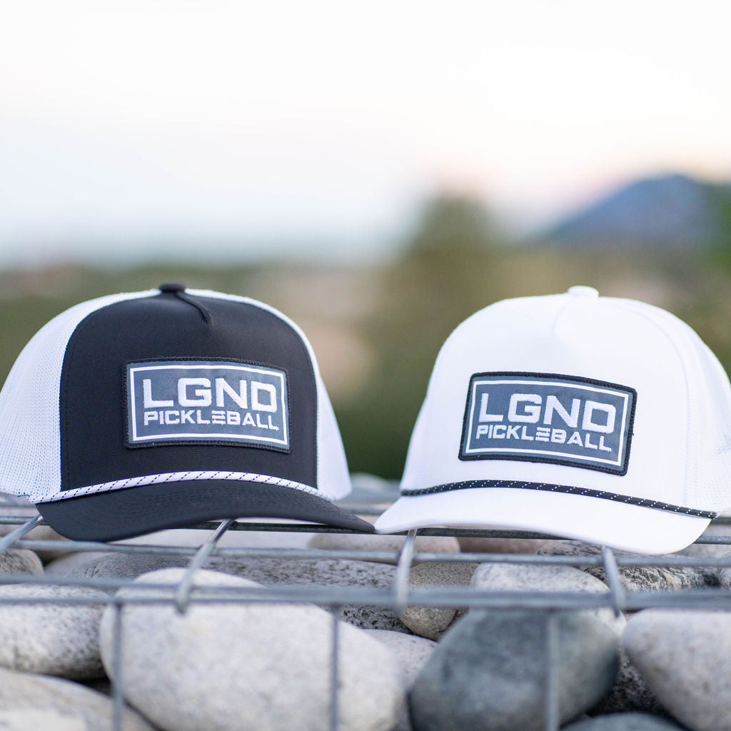 Lifestyle Trucker Snapback Hat - Black/White