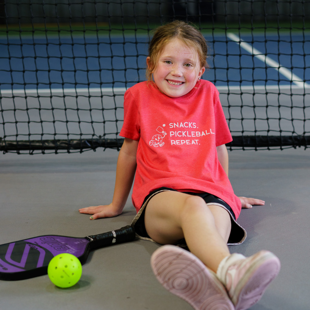 Snacks. Pickleball. Repeat. Youth Tee