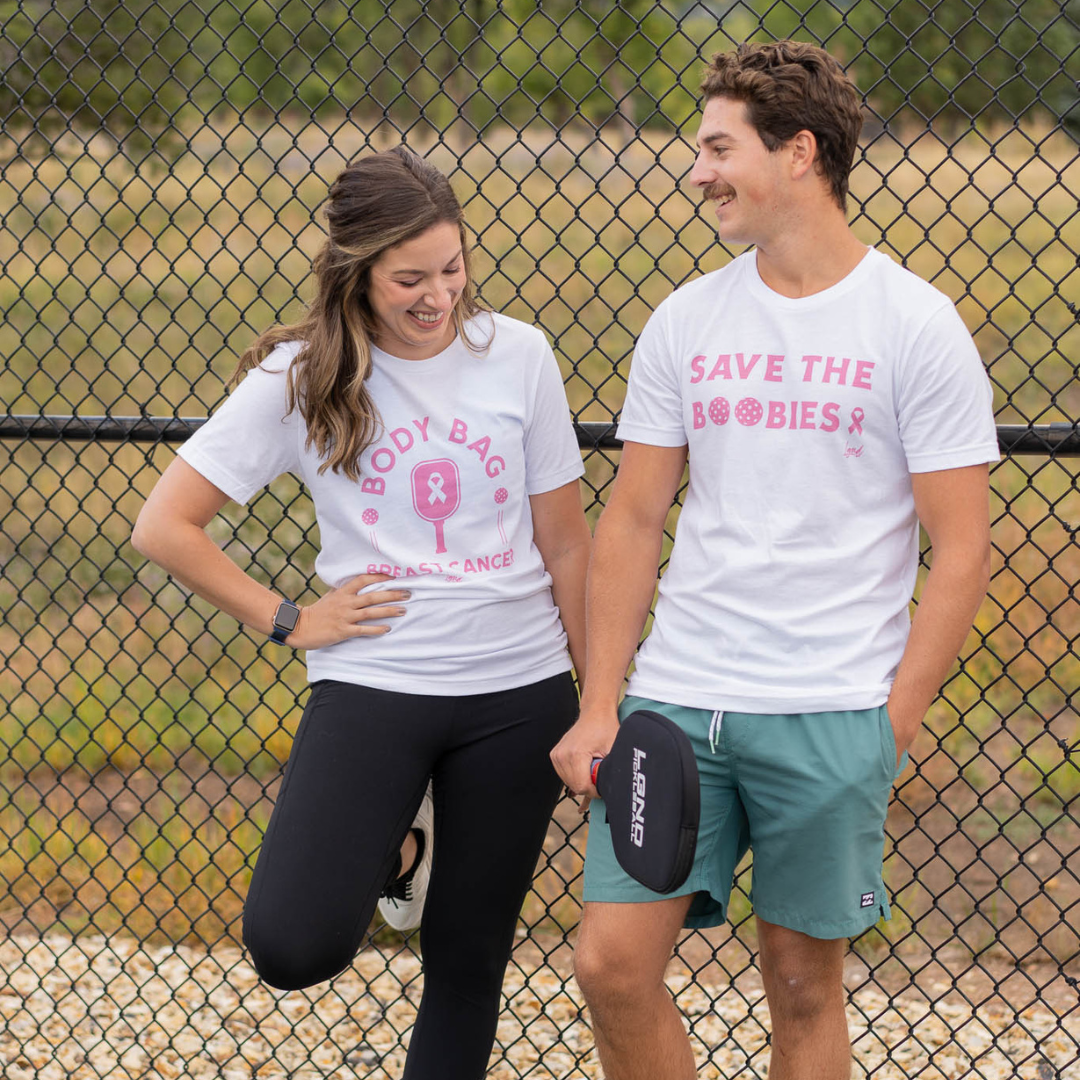 Body Bag Breast Cancer Tee