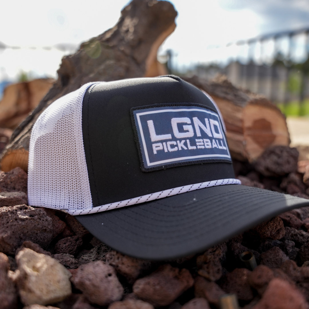 Lifestyle Trucker Snapback Hat - Black/White